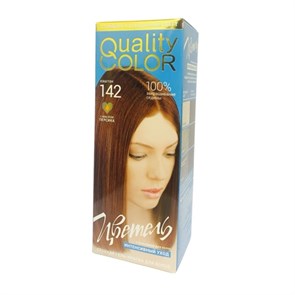 Краска для волос Цветель Quality Color 142 Каштан