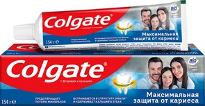 Зубная паста Colgate 100 мл Максимальная защита от кариеса Свежая мята