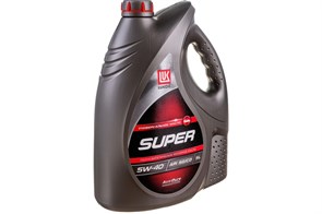 Масло моторное полусинтетика 5W-40 API SG/CD 5 л Лукойл СУПЕР
