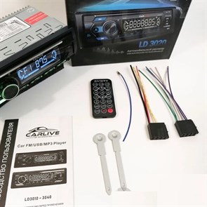 Автомагнитола CARLIVE LD3020 LED 2USB BT,TF,FM,ISO,4RCA