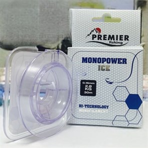 Леска д зимней рыбалки MONOPOWER 0,16мм 30м