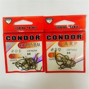 Крючки для рыбалки CONDOR 10шт