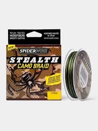Леска для рыбалки плетенка SPIDER WIRE 0,2мм 100м 16,7кг