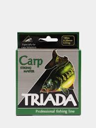 Леска рыболовная CARP TRIADA 0.18мм 5,4кг