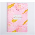 Обложка для паспорта "Розовые пионы" - фото 2785487