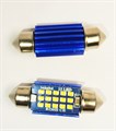 Лампа авто диод С5W T10*36 (SV8.5-8) 12V-24V SMD-15-3030 36 мм - фото 2789046