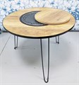 Мангал-стол сборный диаметр 80см - фото 2789262