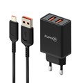 Зарядное устр-во FUMIKO CH13 2,4А FCH13-06 Micro USB - фото 2791839