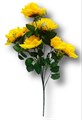 Цветы искусственные Роза Кален букет 7 голов 0864/0550 51 см - фото 3721125